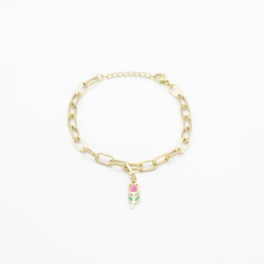 Pulsera de Tulipán Acero