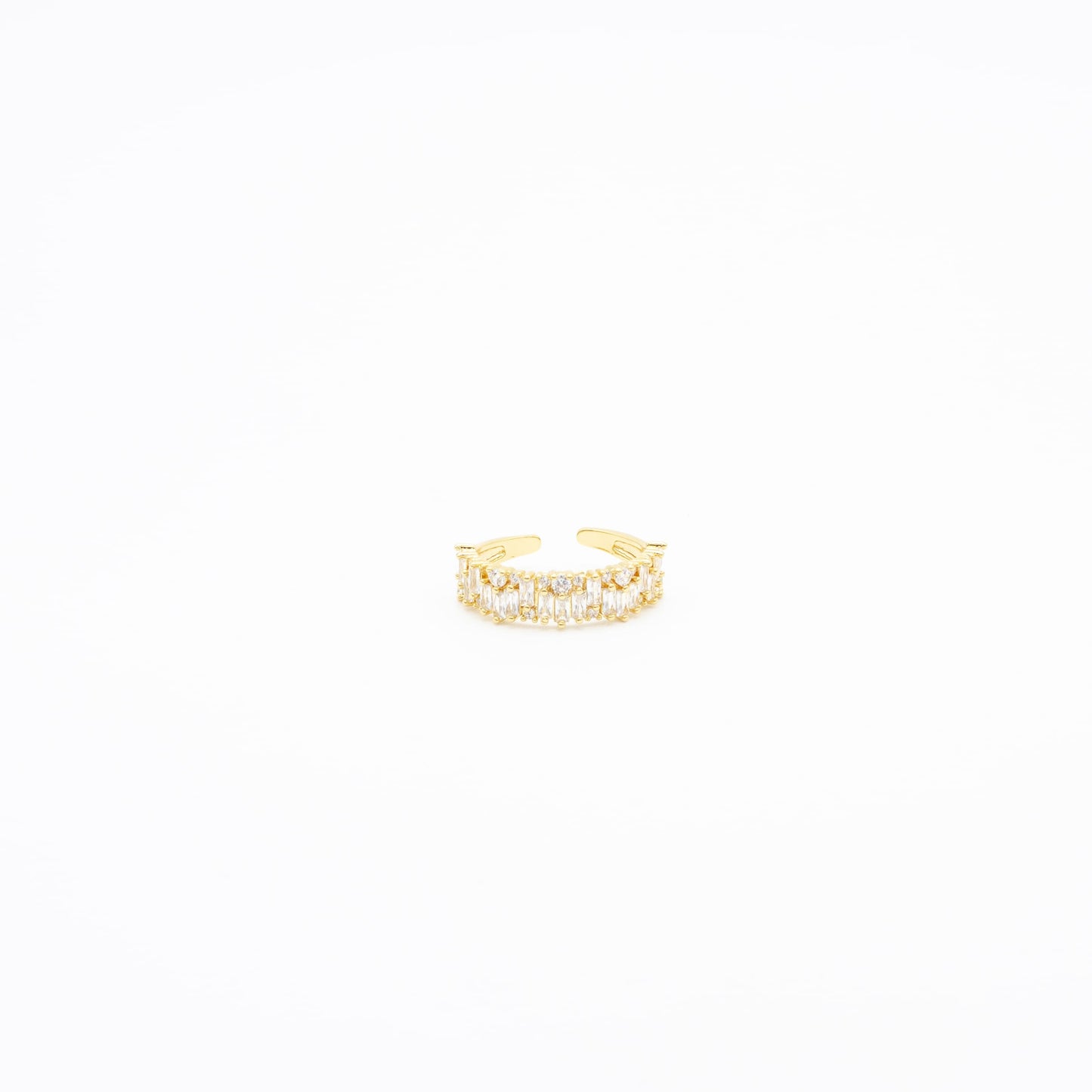 Anillo Multi Zirconia Chapa